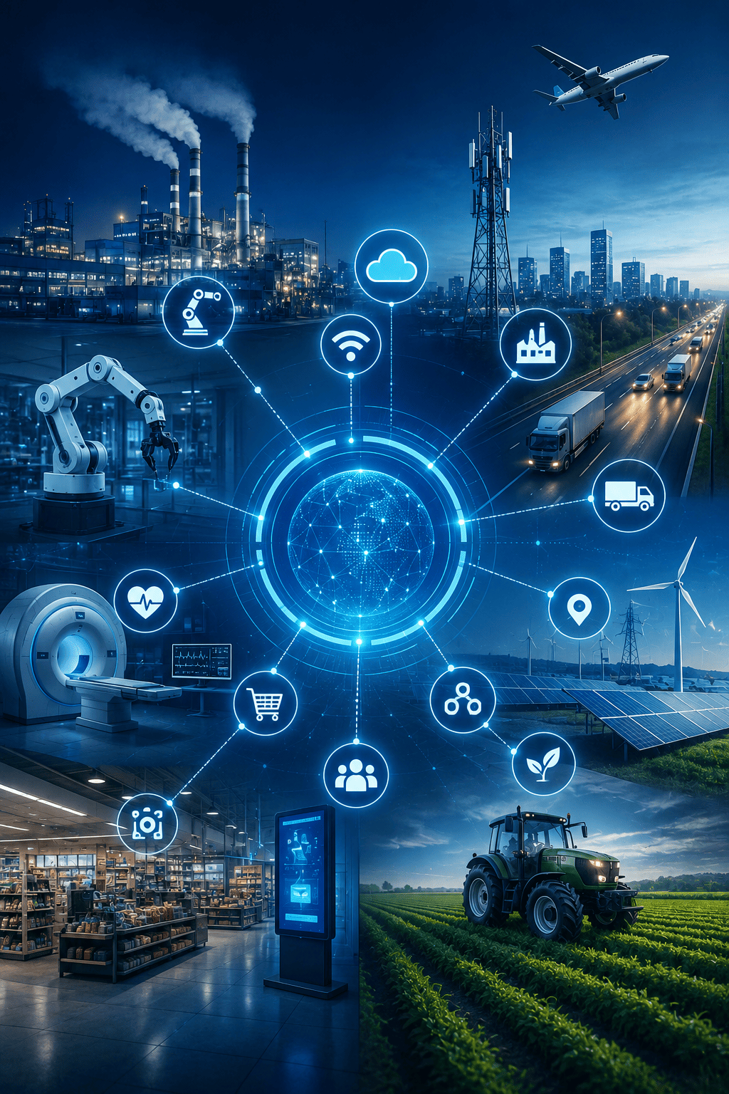 Enterprise security network illustration